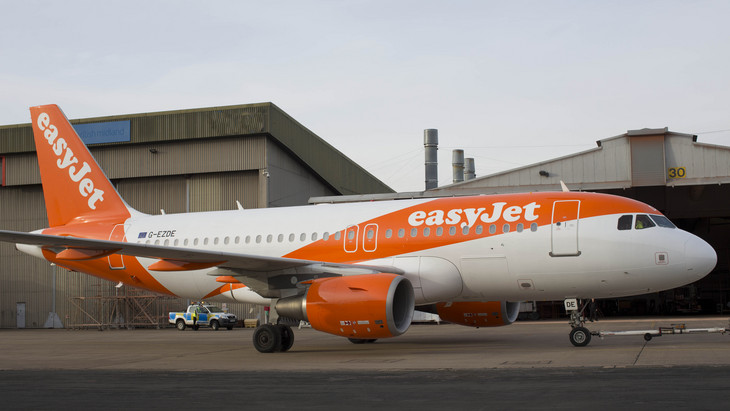 Avión de easyJet