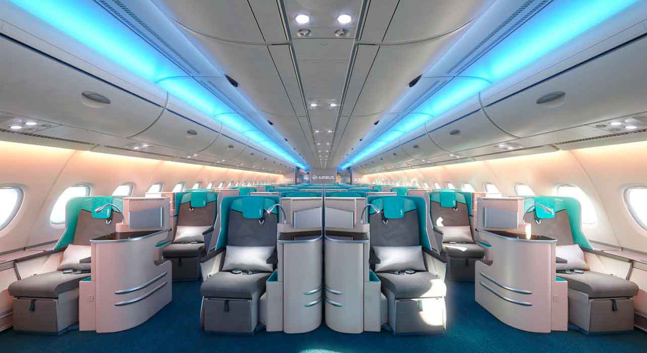 Interior del Airbus A380