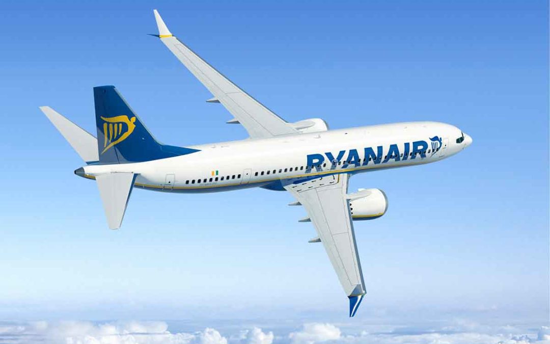 Ryanair consigue un 93% de puntualidad en febrero
